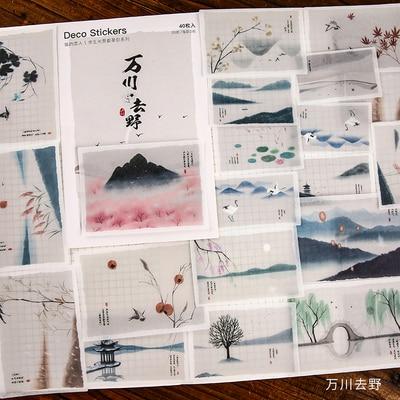 40pcs/pack Creative Journal Decorative Sticker